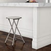 image:imageLavish Home Folding Stool with Padded Backless Seat Set of 2 Black 24White
