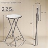 image:imageLavish Home Folding Stool with Padded Backless Seat Set of 2 Black 24White