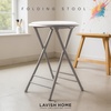 image:imageLavish Home Folding Stool with Padded Backless Seat Set of 2 Black 24White