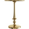 image:imageLavish Home Iron Pedestal Table Antiqued Gold Side Table 16W x 22HL 16 x W 16 x H 22