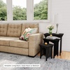 image:imageLavish Home Nesting Tables Black Set of 3 21515751075Black