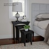image:imageLavish Home Nesting Tables Black Set of 3 21515751075Black