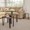 image:imageLavish Home Nesting Tables Black Set of 3 21515751075Brown