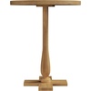 image:imageLavish Home Pedestal Table  Living Room Side Table Natural 18W x 22HNatural