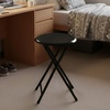 image:imageLavish Home Portable Folding Stool with Backless Seat Blue 18 InchBlack
