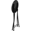 image:imageLavish Home Portable Folding Stool with Backless Seat Blue 18 InchBlack