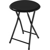 image:imageLavish Home Portable Folding Stool with Backless Seat Blue 18 InchBlack