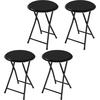 image:imageLavish Home Portable Folding Stool with Backless Seat Blue 18 InchBlack