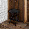 image:imageLavish Home Portable Folding Stool with Backless Seat Blue 18 InchBlack