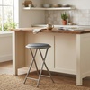 image:imageLavish Home Portable Folding Stool with Backless Seat Blue 18 InchGrey