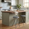 image:imageLavish Home Portable Folding Stool with Backless Seat Blue 18 InchGrey