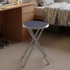 image:imageLavish Home Portable Folding Stool with Backless Seat Blue 18 InchGrey