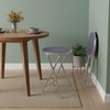 image:imageLavish Home Portable Folding Stool with Backless Seat Blue 18 InchGrey