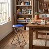 image:imageLavish Home Portable Folding Stool with Backless Seat Blue 18 InchRoyal Blue