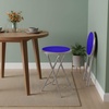 image:imageLavish Home Portable Folding Stool with Backless Seat Blue 18 InchRoyal Blue