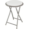 image:imageLavish Home Portable Folding Stool with Backless Seat Blue 18 InchWhite