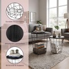 image:imageLavish Home Round End Tables  Nesting Tables Set of 2 BlackBlack