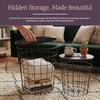 image:imageLavish Home Round End Tables  Nesting Tables Set of 2 BlackBlack