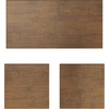 image:imageLavish Home Round End Tables Brown Woodgrain Set of 2 1775155Brown Square 3