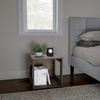 image:imageLavish Home Stackable Cube End Table  Contemporary Minimalist Modular Accent Piece with Open Sides for Bedroom Living Room or Office Gray