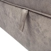 image:imageLavish Home Storage Ottoman  Tweed Polyester Footrest or Bench Organizer with Lift Top for Bedroom Living Room or Entryway GrayGray Suede