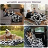 image:imageLavish Home Waterproof Blanket for Bed Couch Car Snow Leopard 60x80BlackWhite