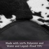 image:imageLavish Home Waterproof Blanket for Bed Couch Car Snow Leopard 60x80BlackWhite