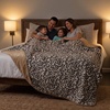 image:imageLavish Home Waterproof Blanket for Bed Couch Car Snow Leopard 60x80BrownBlack