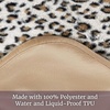 image:imageLavish Home Waterproof Blanket for Bed Couch Car Snow Leopard 60x80BrownBlack