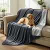 image:imageLavish Home Waterproof Blanket for Bed Couch Car Snow Leopard 60x80Gray