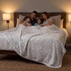 image:imageLavish Home Waterproof Blanket for Bed Couch Car Snow Leopard 60x80WhiteGrey