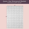 image:imageLavish Home Waterproof Blanket for Bed Couch Car Snow Leopard 60x80WhiteGrey