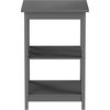 image:imageLavish Home Wooden End Table WhiteGray  Set of 2