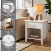 image:imageLavish Home Wooden Nightstand with Drawer amp Open Storage Shelf Set of 2Set of 2