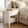 image:imageLavish Home Wooden Nightstand with Drawer amp Open Storage Shelf Set of 2Single