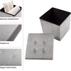 image:imageStorage Ottoman  Velvet Tufted Footrest Linen Chest or Storage Organizer with Removable Lid for Bedroom Living Room or Dorm by Lavish Home GraySquare