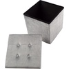 image:imageStorage Ottoman  Velvet Tufted Footrest Linen Chest or Storage Organizer with Removable Lid for Bedroom Living Room or Dorm by Lavish Home GraySquare