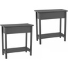 image:imageLavish Home FlipTop End Table White 2275 x 11 x 24Grey