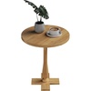 image:imageLavish Home Pedestal Table  Living Room Side Table Natural 18W x 22HNatural