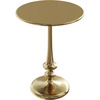 image:imageLavish Home Pedestal Table Vintage Antiqued Gold Side Table 16W x 22HGoldMetal