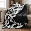 image:imageLavish Home Waterproof Blanket for Bed Couch Car Snow Leopard 60x80BlackWhite