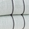 image:image2Piece Bath Towel Set  Quick Dry Large 34x68in Bath Towels for Shower Gym Spa and Dorm Room  100 Cotton Main or Guest Bathroom Essentials  Highly Absorbent Bath Sheets by Lavish Home BlackSeafoam and Black