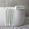 image:image2Piece Bath Towel Set  Quick Dry Large 34x68in Bath Towels for Shower Gym Spa and Dorm Room  100 Cotton Main or Guest Bathroom Essentials  Highly Absorbent Bath Sheets by Lavish Home BlackSeafoam and Black