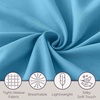 image:image3Piece Brushed Microfiber Sheet Set  Wrinkle Stain and FadeResistant Fitted and Flat Twin XL Sheets Plus Pillowcase by Lavish Home BlueBlue