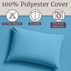 image:image3Piece Brushed Microfiber Sheet Set  Wrinkle Stain and FadeResistant Fitted and Flat Twin XL Sheets Plus Pillowcase by Lavish Home BlueBlue