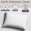 image:image3Piece Brushed Microfiber Sheet Set  Wrinkle Stain and FadeResistant Fitted and Flat Twin XL Sheets Plus Pillowcase by Lavish Home BlueWhite