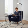 image:imageAdjustable Floor Lamp  Full Spectrum Natural Sunlight Lamp with Bendable Neck  Reading Crafting Esthetician Floor Light by Lavish Home Beige