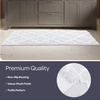image:imageBathroom Rug  24 x 60 Inch Long Non Slip Bath Mat with Trellis Pattern  Extra Soft Absorbent Cotton Bath Mat  Machine Washable Bathroom Rugs Runner for Shower Tub or Vanity by Lavish Home BrownWhite