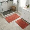 image:imageBathroom Rugs  2  Piece Cotton Bathroom Mat Set  Machine Washable Bath Mats for Washroom Kitchen or Laundry Room by Lavish Home BrickBrick
