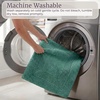 image:imageBathroom Rugs  2  Piece Cotton Bathroom Mat Set  Machine Washable Bath Mats for Washroom Kitchen or Laundry Room by Lavish Home BrickGreen